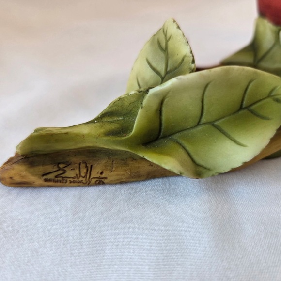 Eames Rose Tea Light Holder Decor Signed - Picture 5 of 9